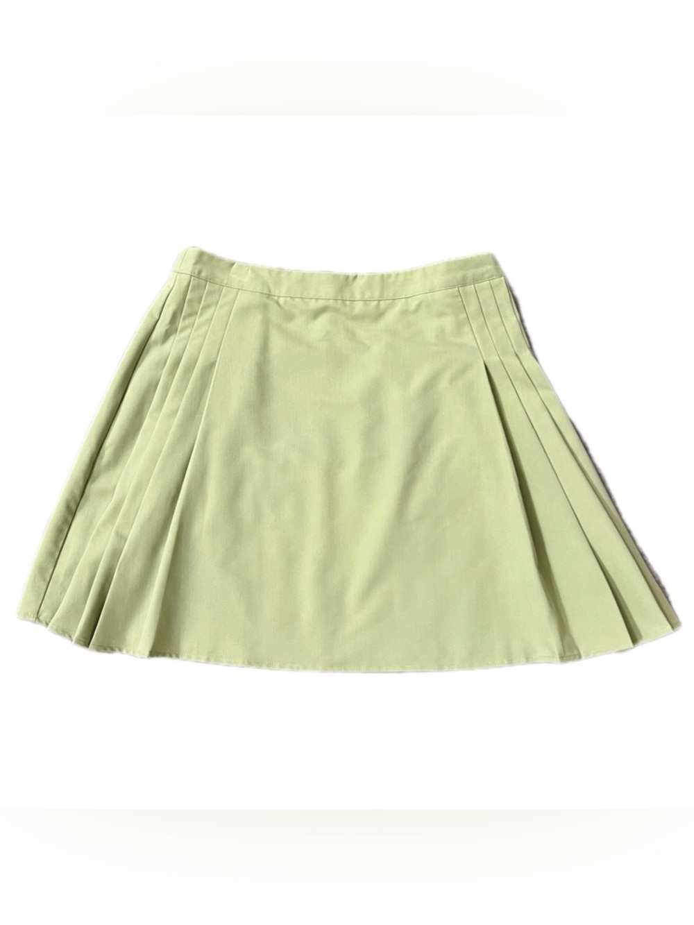 Lola May pleated tennis skirt in sage green US Women’s 10 UK 14